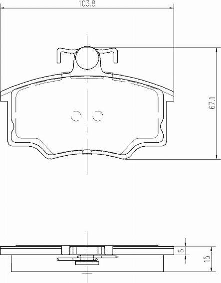 A.Z. Meisterteile AZMT-44-022-1314 - Kit de plaquettes de frein, frein à disque cwaw.fr