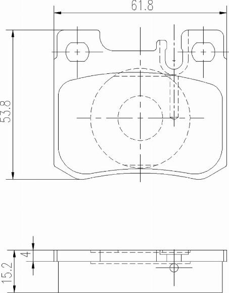 A.Z. Meisterteile AZMT-44-022-1384 - Kit de plaquettes de frein, frein à disque cwaw.fr