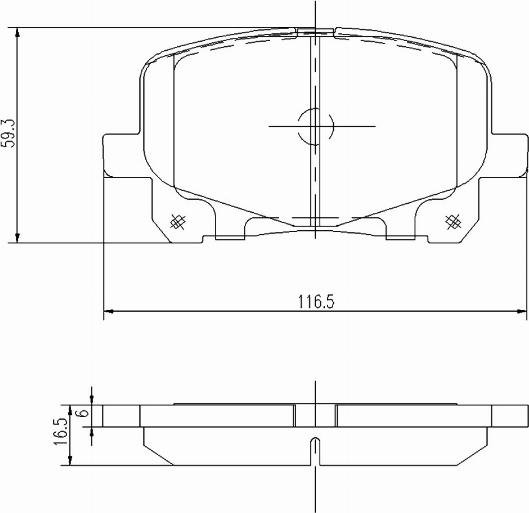 A.Z. Meisterteile AZMT-44-022-1213 - Kit de plaquettes de frein, frein à disque cwaw.fr