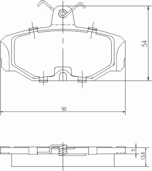 A.Z. Meisterteile AZMT-44-022-1289 - Kit de plaquettes de frein, frein à disque cwaw.fr