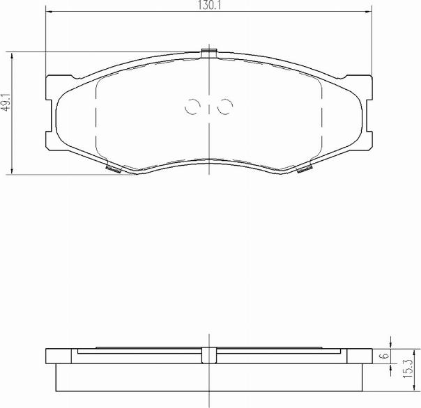 A.Z. Meisterteile AZMT-44-022-1280 - Kit de plaquettes de frein, frein à disque cwaw.fr