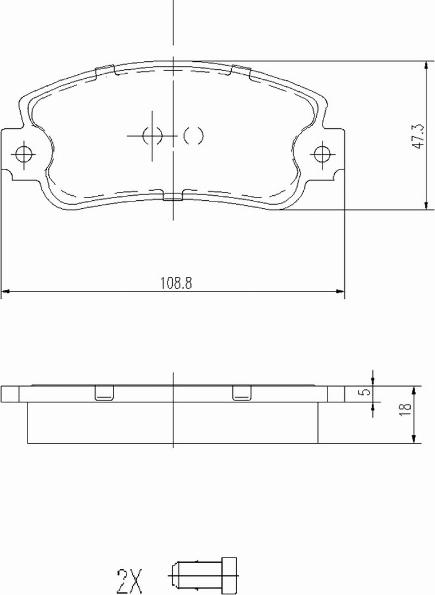 A.Z. Meisterteile AZMT-44-022-1281 - Kit de plaquettes de frein, frein à disque cwaw.fr