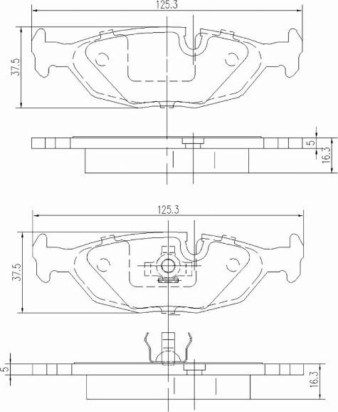 A.Z. Meisterteile AZMT-44-022-1276 - Kit de plaquettes de frein, frein à disque cwaw.fr