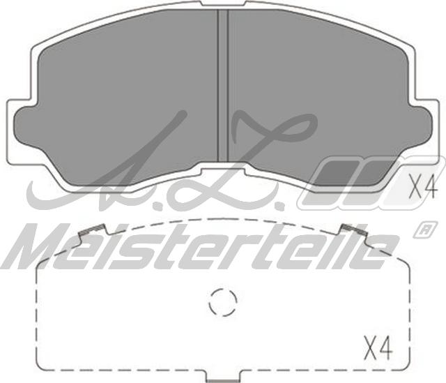 A.Z. Meisterteile AZMT-44-022-1751 - Kit de plaquettes de frein, frein à disque cwaw.fr