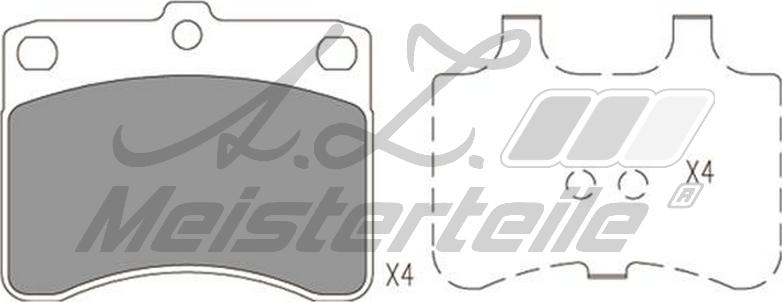 A.Z. Meisterteile AZMT-44-022-1727 - Kit de plaquettes de frein, frein à disque cwaw.fr