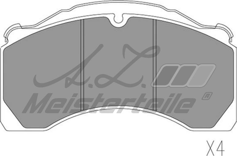 A.Z. Meisterteile AZMT-44-022-2444 - Kit de plaquettes de frein, frein à disque cwaw.fr