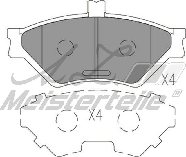 A.Z. Meisterteile AZMT-44-022-2459 - Kit de plaquettes de frein, frein à disque cwaw.fr