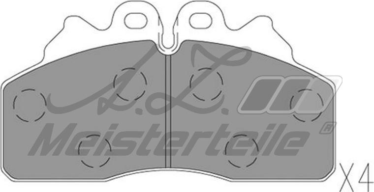 A.Z. Meisterteile AZMT-44-022-2435 - Kit de plaquettes de frein, frein à disque cwaw.fr