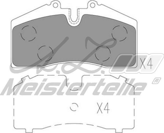 A.Z. Meisterteile AZMT-44-022-2423 - Kit de plaquettes de frein, frein à disque cwaw.fr