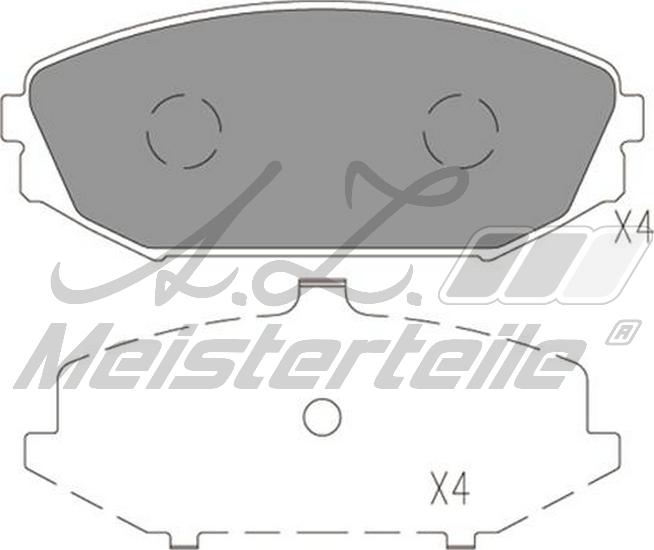 A.Z. Meisterteile AZMT-44-022-2479 - Kit de plaquettes de frein, frein à disque cwaw.fr