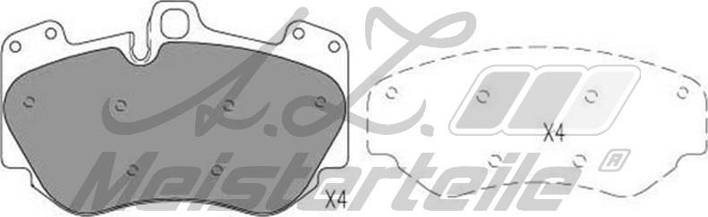 A.Z. Meisterteile AZMT-44-022-2642 - Kit de plaquettes de frein, frein à disque cwaw.fr