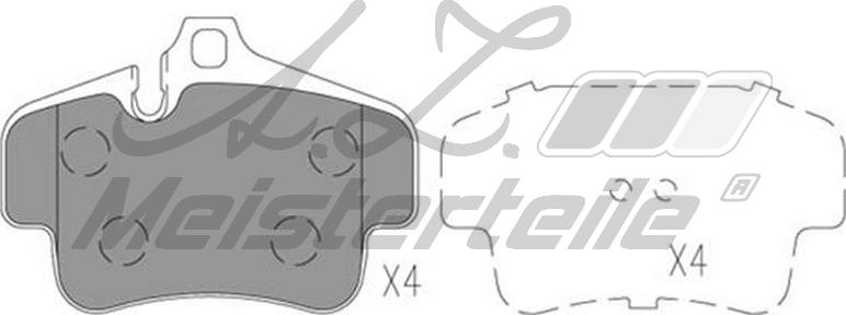 A.Z. Meisterteile AZMT-44-022-2045 - Kit de plaquettes de frein, frein à disque cwaw.fr