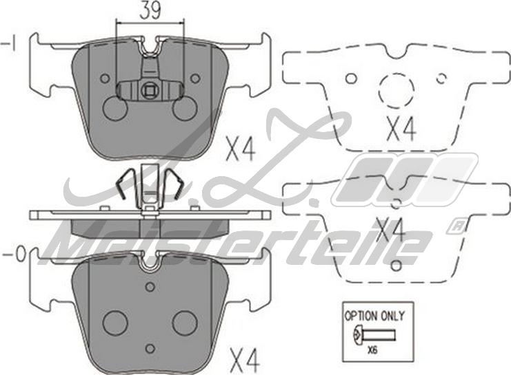 A.Z. Meisterteile AZMT-44-022-2042 - Kit de plaquettes de frein, frein à disque cwaw.fr