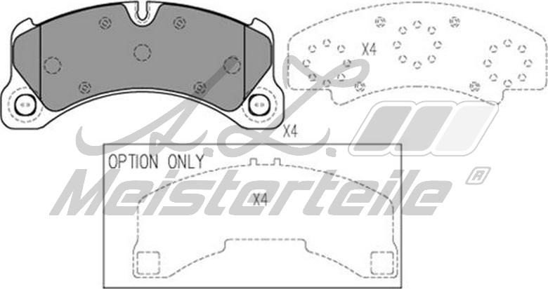 A.Z. Meisterteile AZMT-44-022-2059 - Kit de plaquettes de frein, frein à disque cwaw.fr