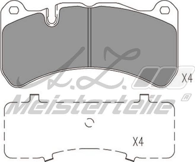 A.Z. Meisterteile AZMT-44-022-2198 - Kit de plaquettes de frein, frein à disque cwaw.fr