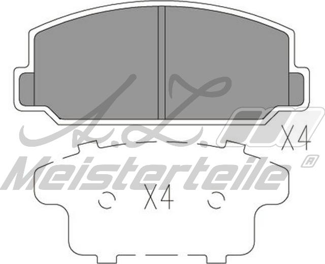 A.Z. Meisterteile AZMT-44-022-2157 - Kit de plaquettes de frein, frein à disque cwaw.fr