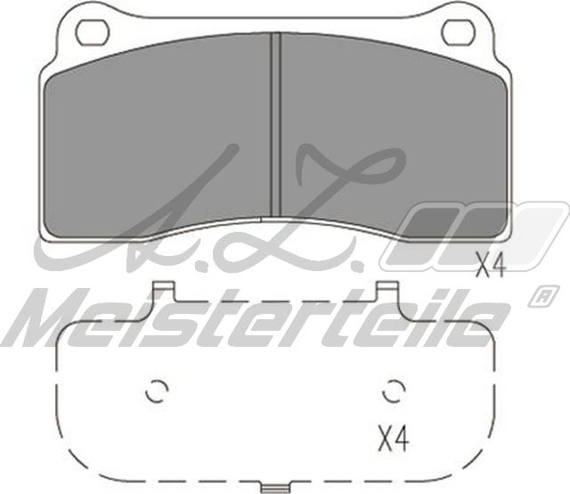 A.Z. Meisterteile AZMT-44-022-2178 - Kit de plaquettes de frein, frein à disque cwaw.fr