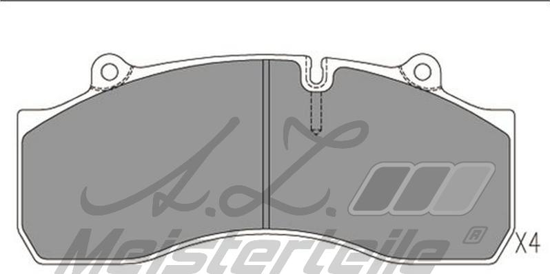 A.Z. Meisterteile AZMT-44-022-2363 - Kit de plaquettes de frein, frein à disque cwaw.fr