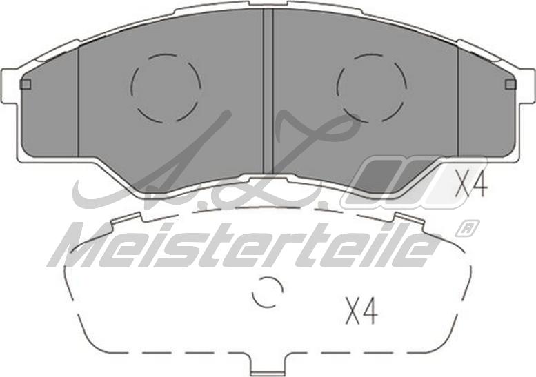 A.Z. Meisterteile AZMT-44-022-2310 - Kit de plaquettes de frein, frein à disque cwaw.fr