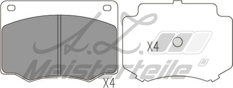 A.Z. Meisterteile AZMT-44-022-2380 - Kit de plaquettes de frein, frein à disque cwaw.fr