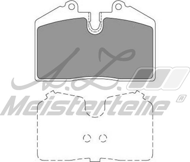 A.Z. Meisterteile AZMT-44-022-2321 - Kit de plaquettes de frein, frein à disque cwaw.fr