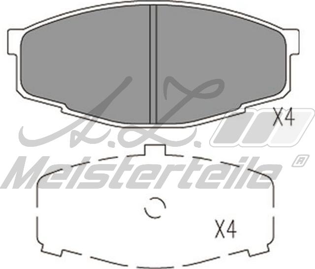 A.Z. Meisterteile AZMT-44-022-2246 - Kit de plaquettes de frein, frein à disque cwaw.fr