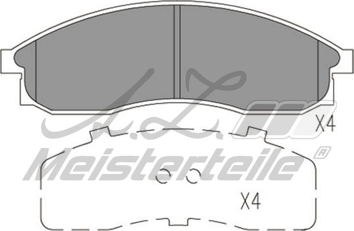 A.Z. Meisterteile AZMT-44-022-2260 - Kit de plaquettes de frein, frein à disque cwaw.fr