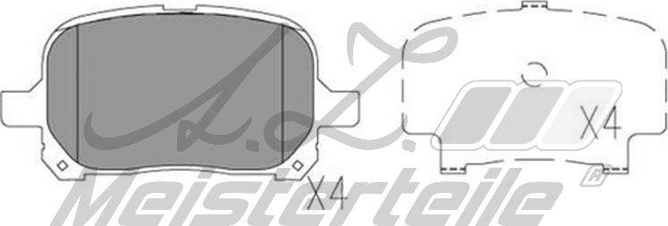 A.Z. Meisterteile AZMT-44-022-2268 - Kit de plaquettes de frein, frein à disque cwaw.fr