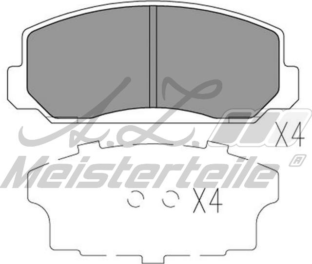 A.Z. Meisterteile AZMT-44-022-2200 - Kit de plaquettes de frein, frein à disque cwaw.fr