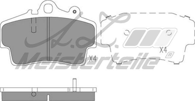 A.Z. Meisterteile AZMT-44-022-2202 - Kit de plaquettes de frein, frein à disque cwaw.fr