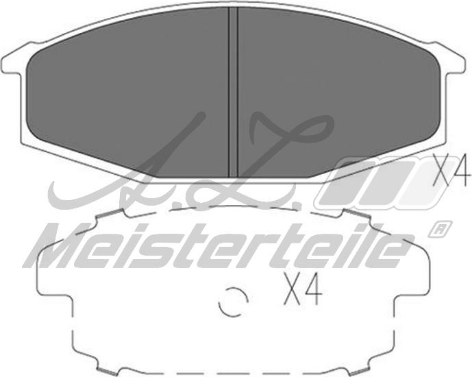 A.Z. Meisterteile AZMT-44-022-2230 - Kit de plaquettes de frein, frein à disque cwaw.fr