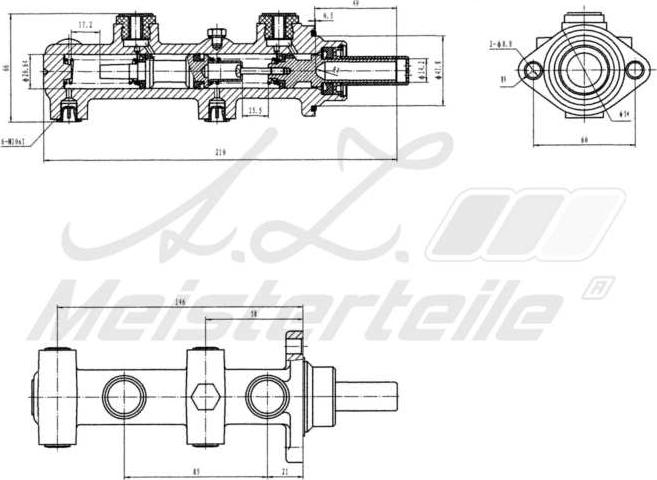 A.Z. Meisterteile AZMT-44-110-1049 - Maître-cylindre de frein cwaw.fr