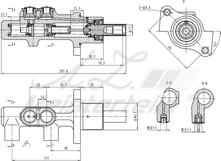 A.Z. Meisterteile AZMT-44-110-1064 - Maître-cylindre de frein cwaw.fr