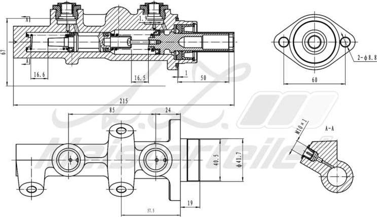 A.Z. Meisterteile AZMT-44-110-1066 - Maître-cylindre de frein cwaw.fr