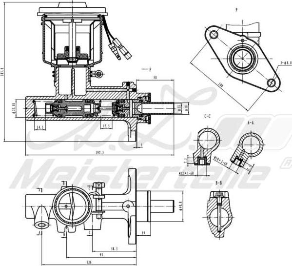 A.Z. Meisterteile AZMT-44-110-1105 - Maître-cylindre de frein cwaw.fr