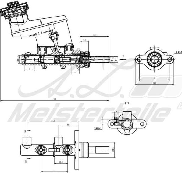 A.Z. Meisterteile AZMT-44-110-1112 - Maître-cylindre de frein cwaw.fr