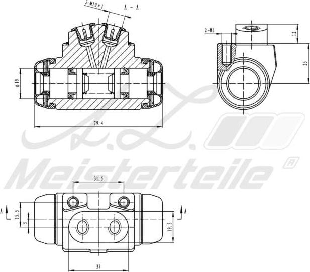 A.Z. Meisterteile AZMT-44-111-1134 - Cylindre de roue cwaw.fr