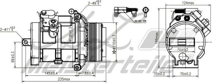 A.Z. Meisterteile AZMT-45-041-1049 - Compresseur, climatisation cwaw.fr