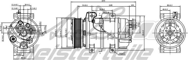 A.Z. Meisterteile AZMT-45-041-1046 - Compresseur, climatisation cwaw.fr