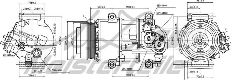 A.Z. Meisterteile AZMT-45-041-1053 - Compresseur, climatisation cwaw.fr