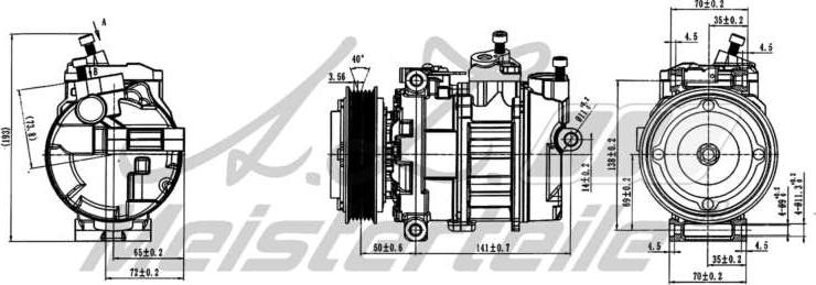 A.Z. Meisterteile AZMT-45-041-1068 - Compresseur, climatisation cwaw.fr