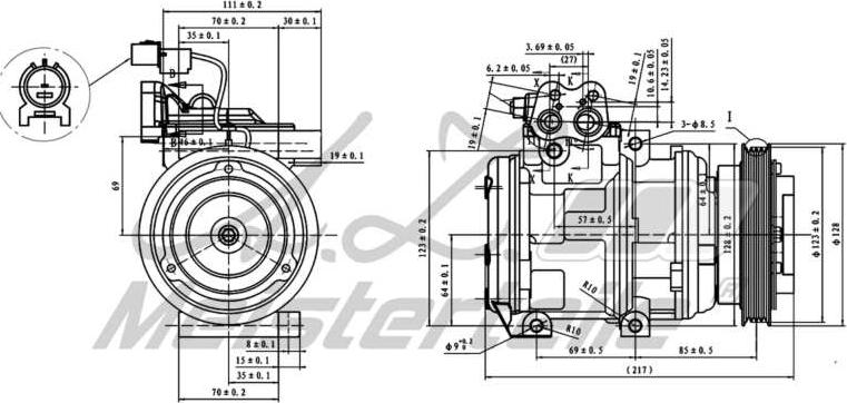 A.Z. Meisterteile AZMT-45-041-1082 - Compresseur, climatisation cwaw.fr