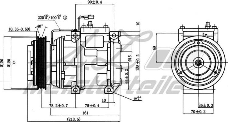 A.Z. Meisterteile AZMT-45-041-1148 - Compresseur, climatisation cwaw.fr