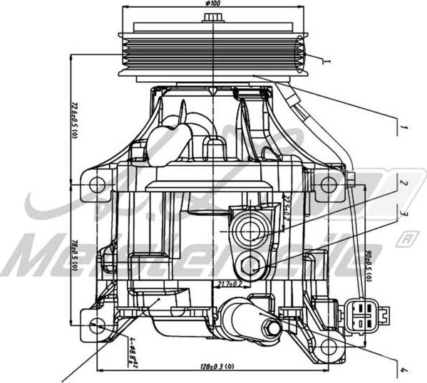 A.Z. Meisterteile AZMT-45-041-1110 - Compresseur, climatisation cwaw.fr