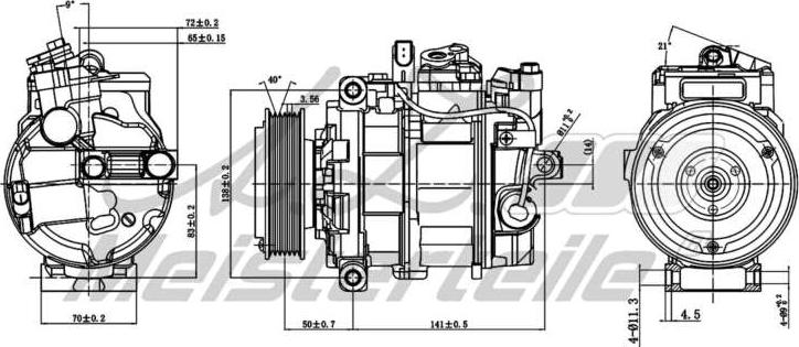 A.Z. Meisterteile AZMT-45-041-1139 - Compresseur, climatisation cwaw.fr