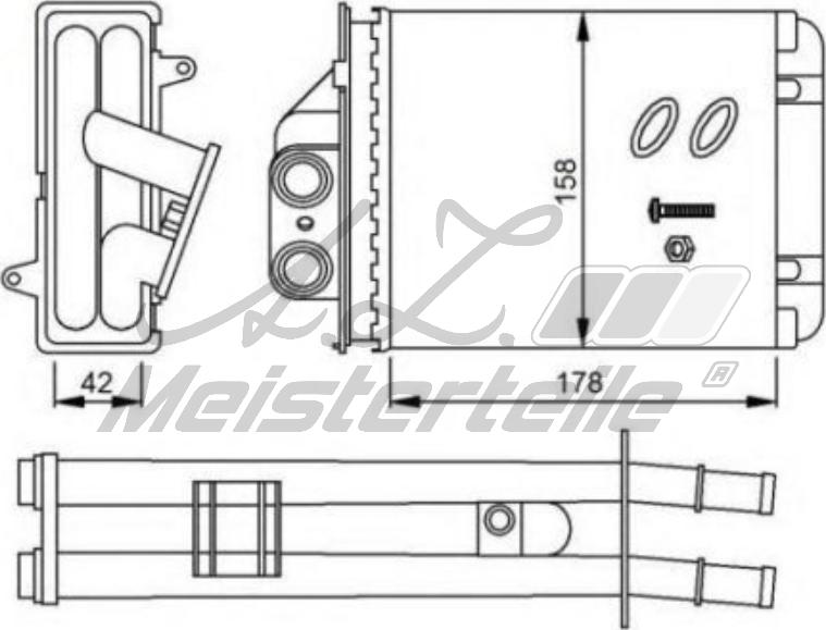 A.Z. Meisterteile AZMT-45-032-1194 - Système de chauffage cwaw.fr