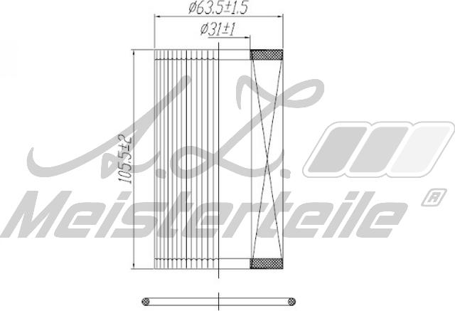 A.Z. Meisterteile AZMT-41-040-1339 - Filtre à huile cwaw.fr