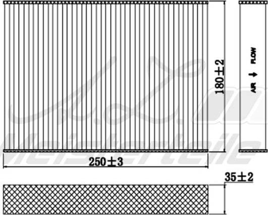 A.Z. Meisterteile AZMT-41-010-1458 - Filtre, air de l'habitacle cwaw.fr