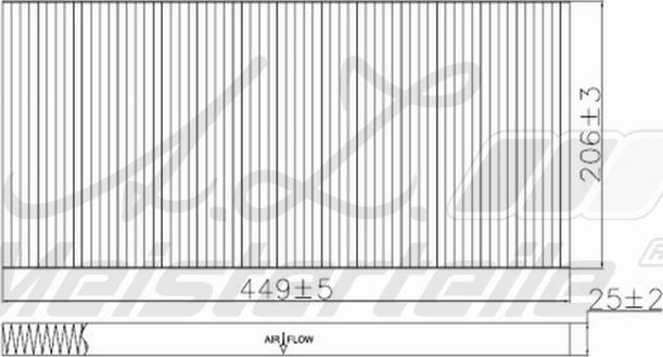 A.Z. Meisterteile AZMT-41-010-1467 - Filtre, air de l'habitacle cwaw.fr