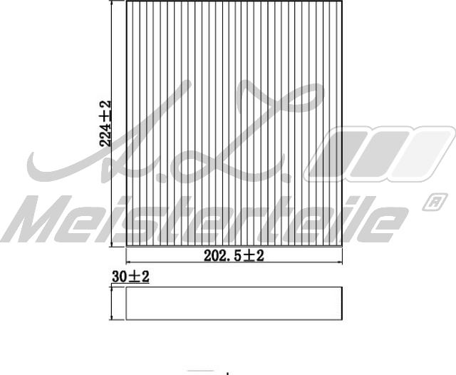 A.Z. Meisterteile AZMT-41-010-1548 - Filtre, air de l'habitacle cwaw.fr